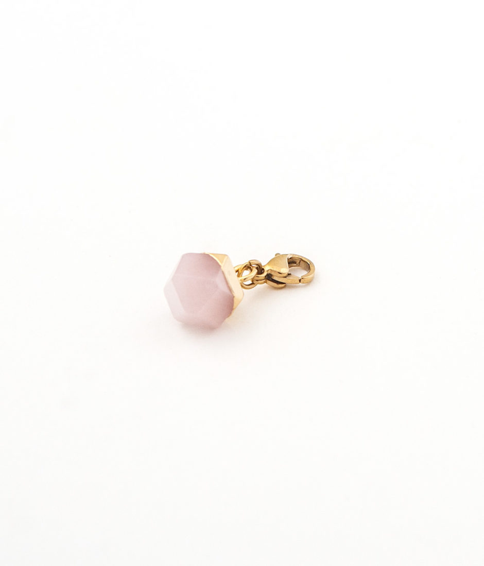 Charms pink stone