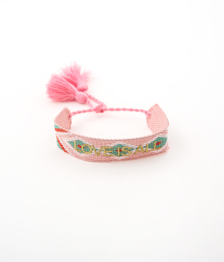 Bracelet tissé "Love is All"