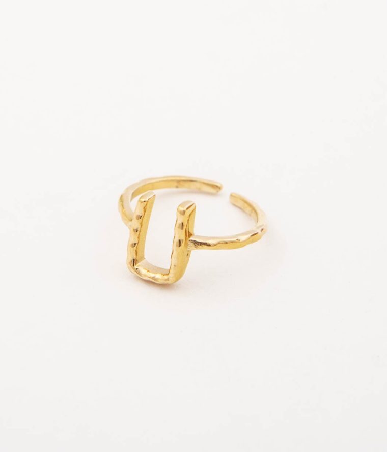 Bague Letter "U"