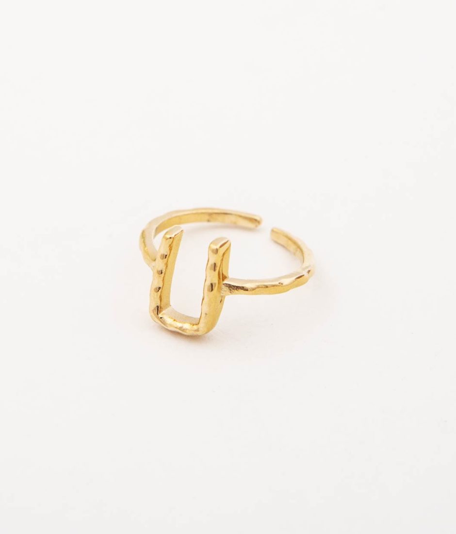 Bague Letter "U"
