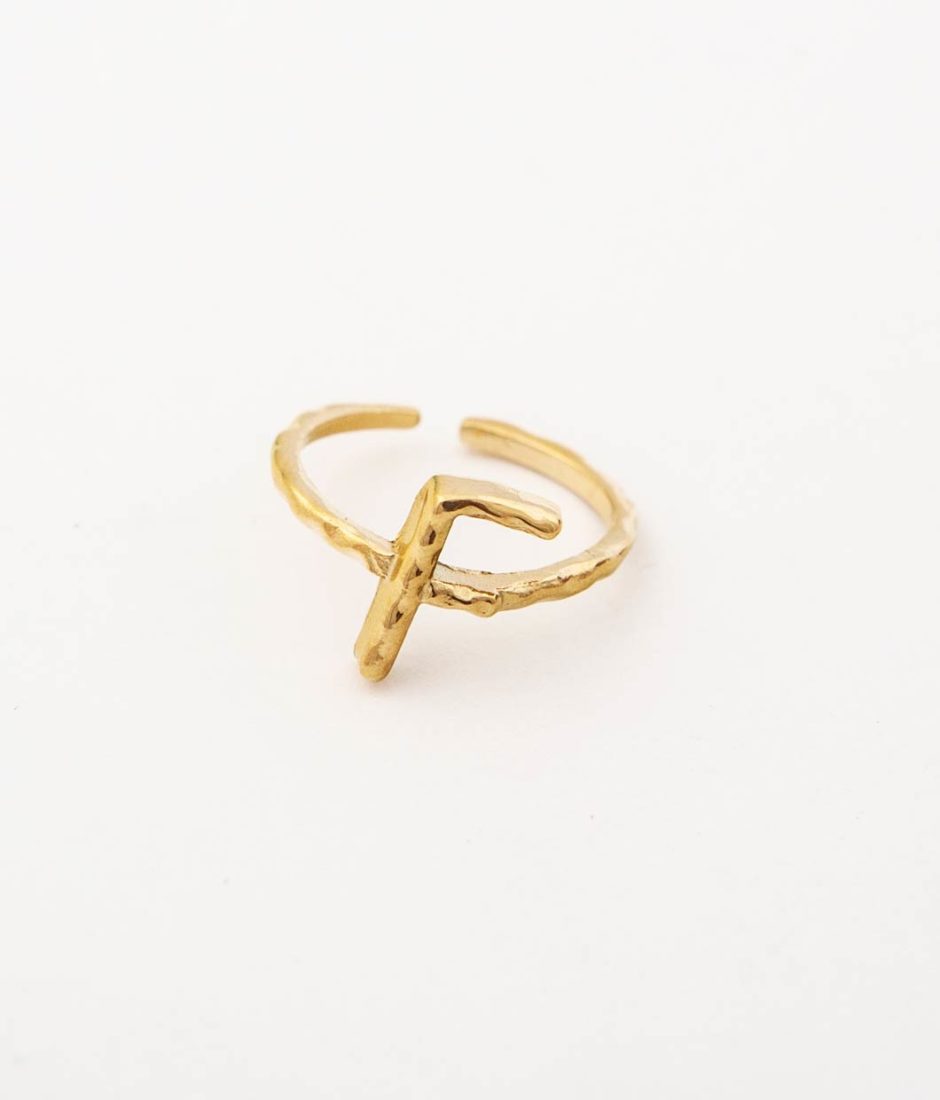 Bague Letter "F"
