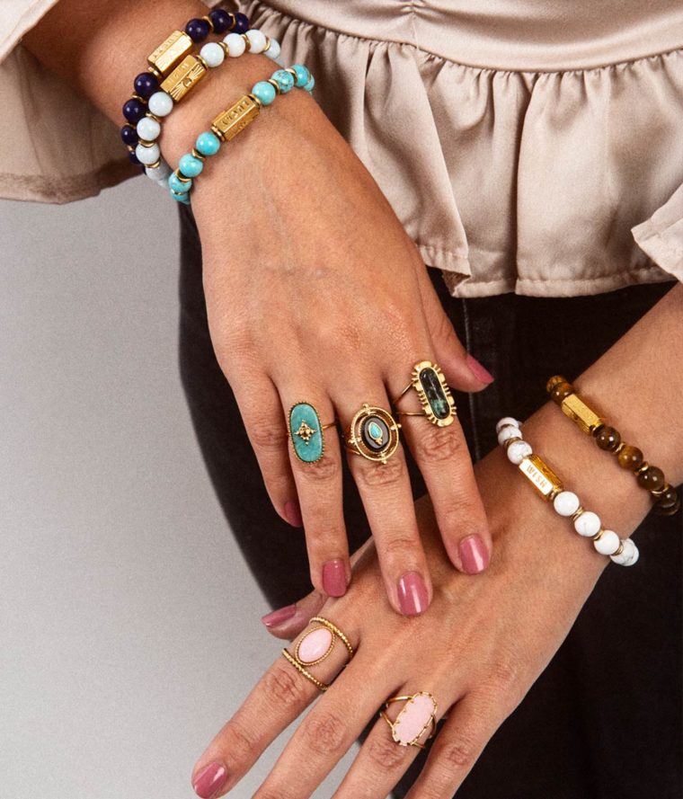 Bracelet porte-bonheur Howlite – Image 2