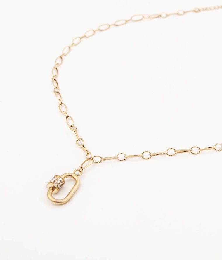 Collier Chain Strass