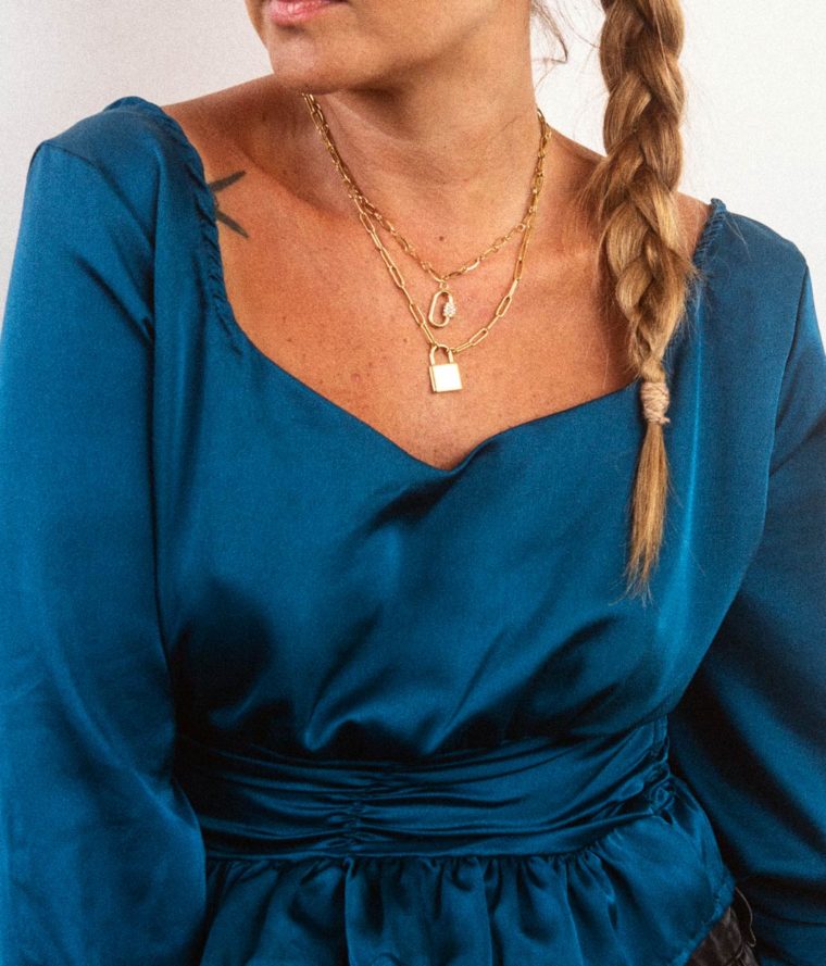 Collier Chain Strass – Image 2