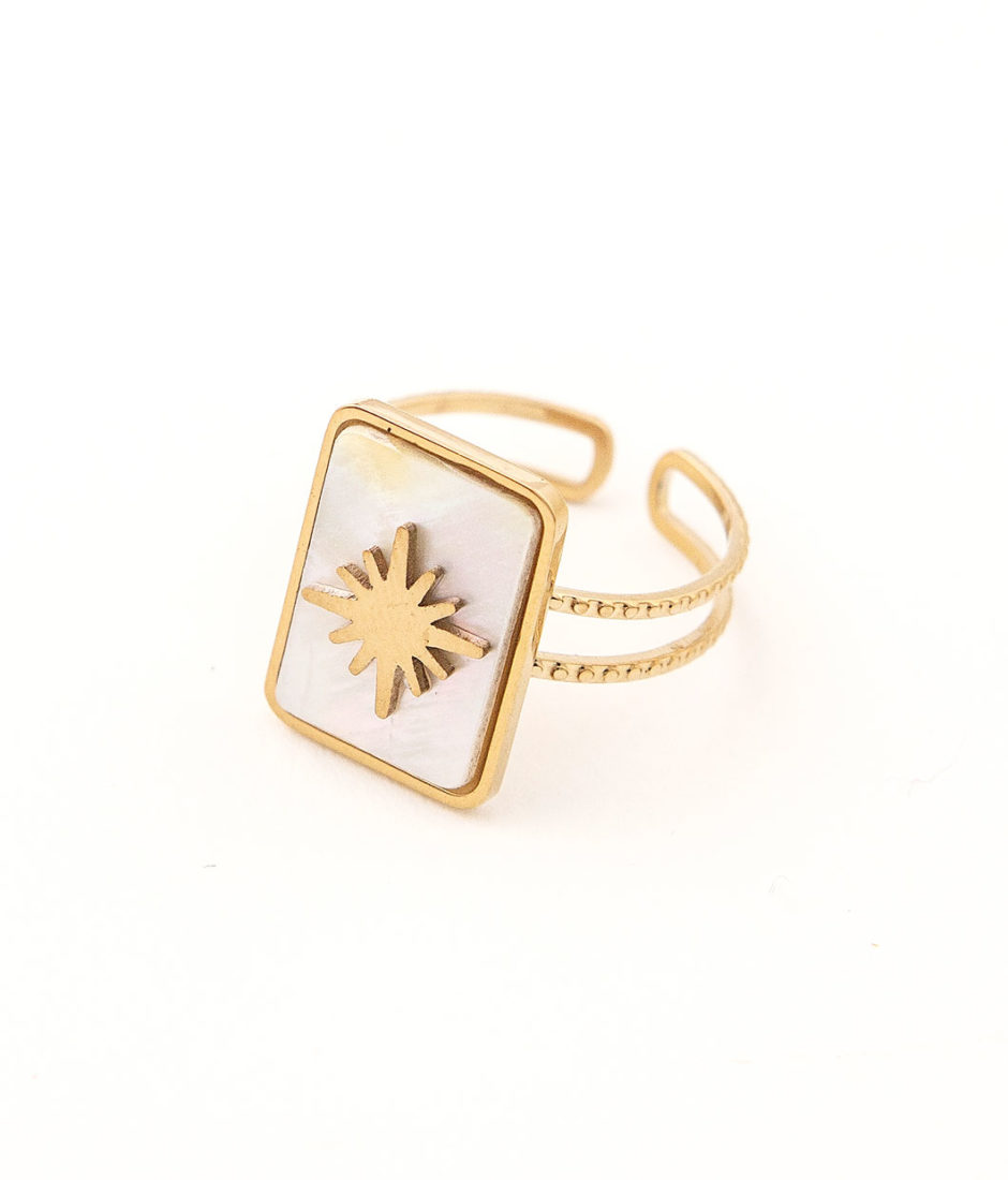 Bague Nacre Star