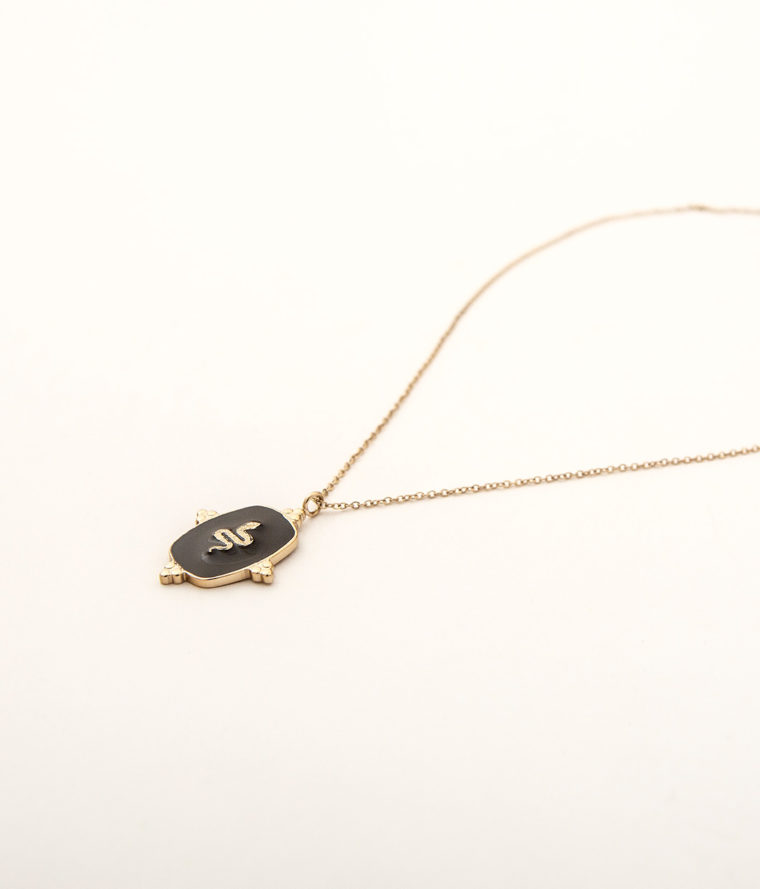 Collier Black Snake
