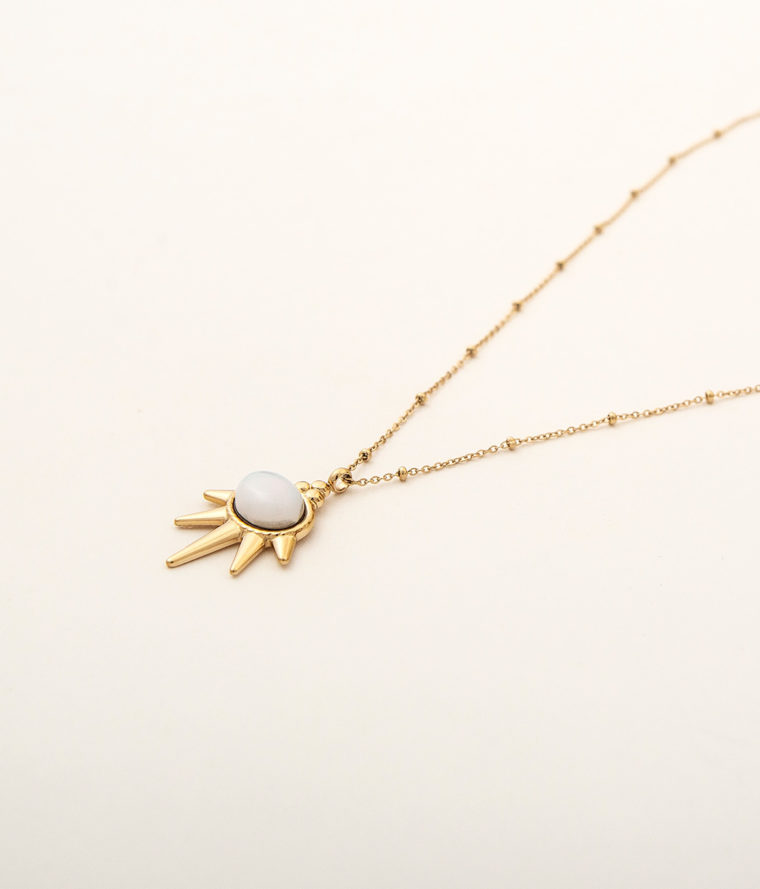 Collier White Rays