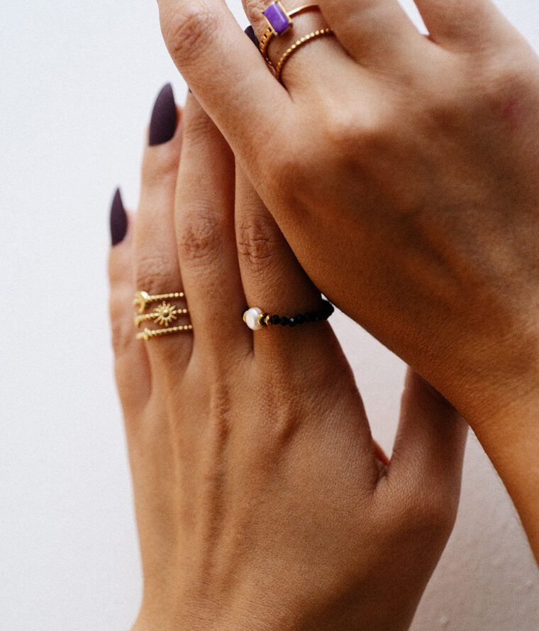 Bague Black pearl – Image 2