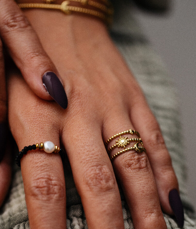 Bague Black pearl – Image 3