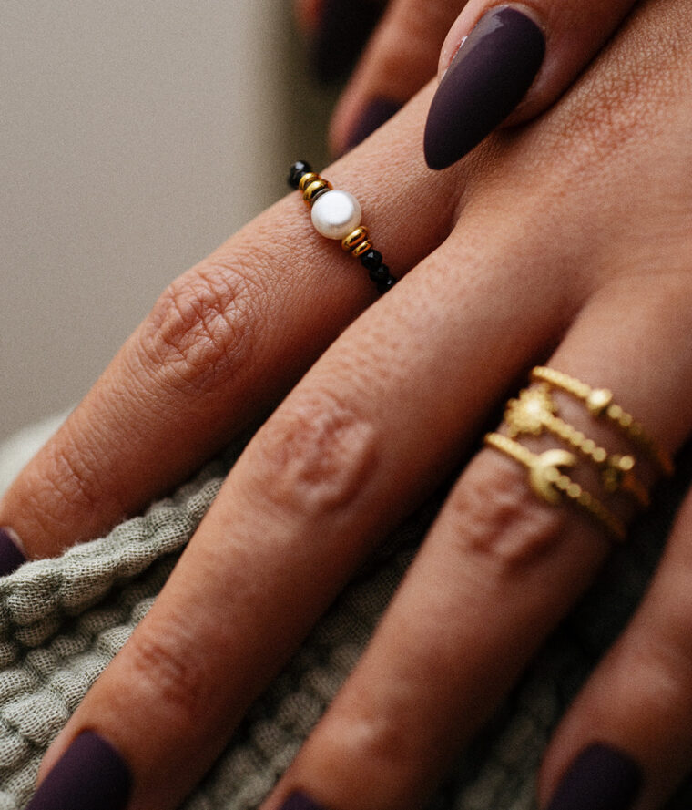 Bague Black pearl – Image 4