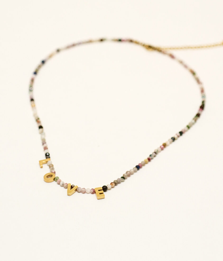 Collier Love and Pearls