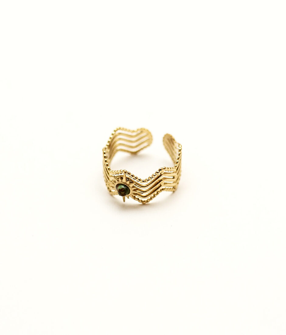 bague turquoise d'afrique