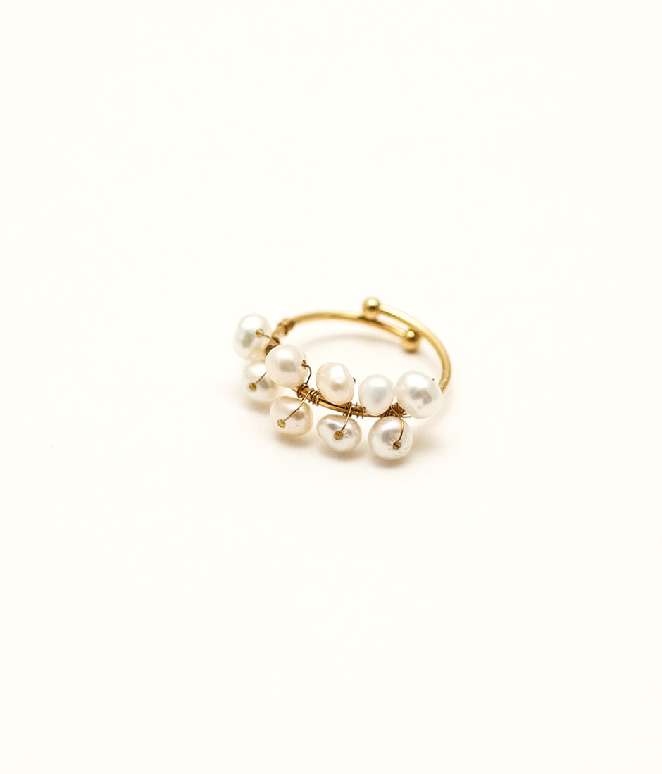 Bague Baby pearls gold