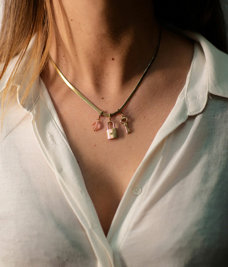 Collier Love Lock Silver – Image 2