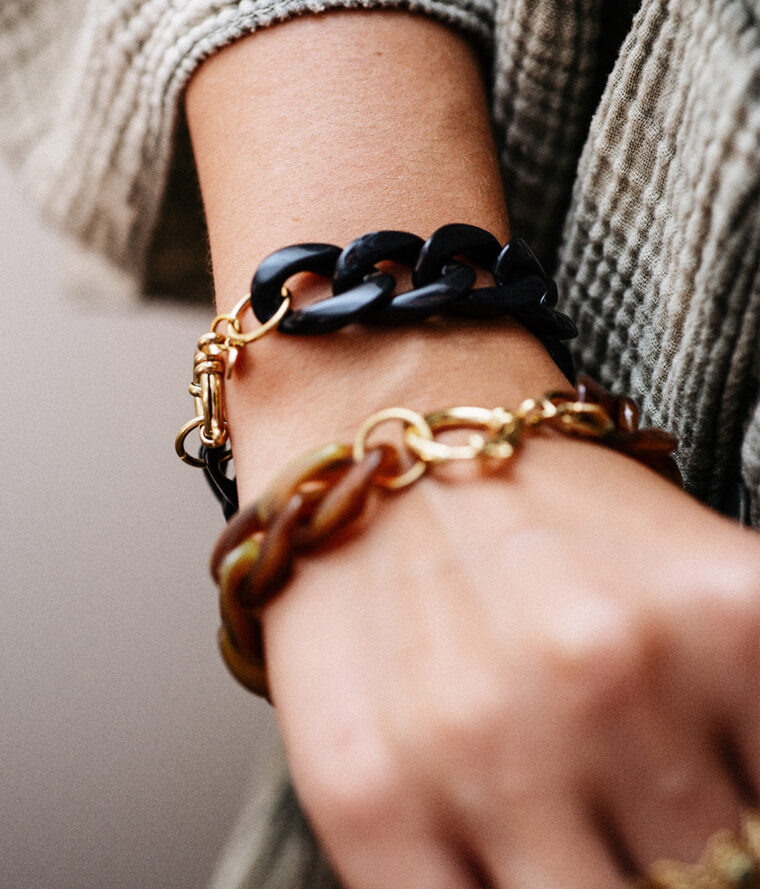 Bracelet Chunky Black – Image 2