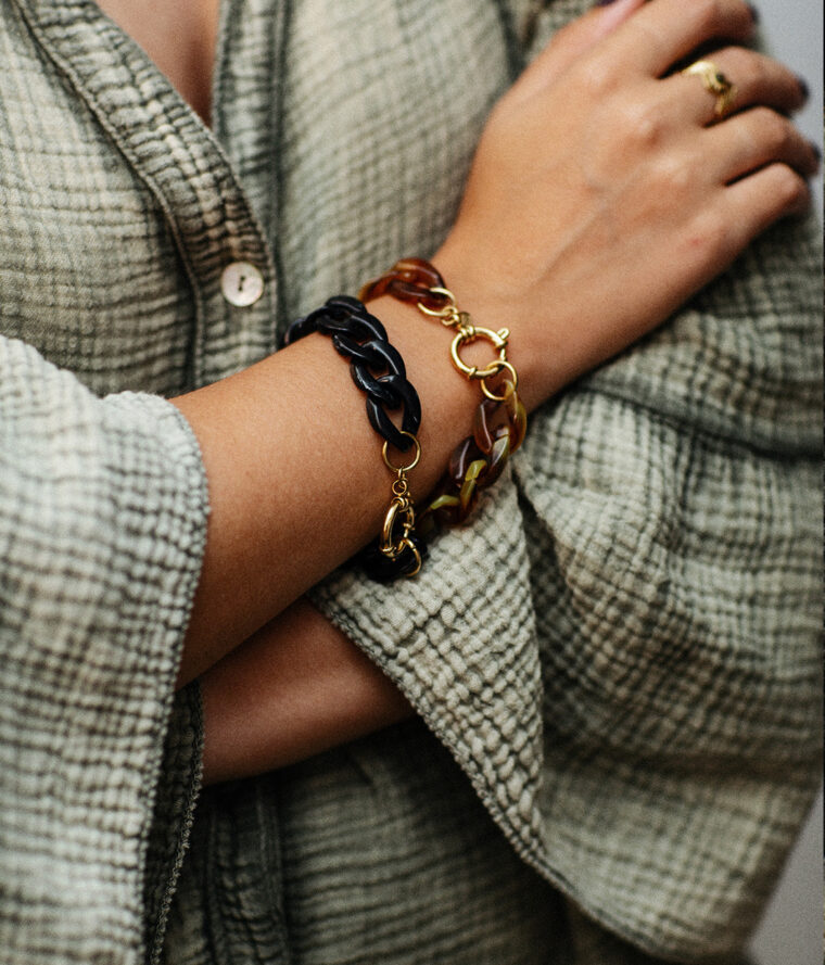 Bracelet Chunky Black – Image 3