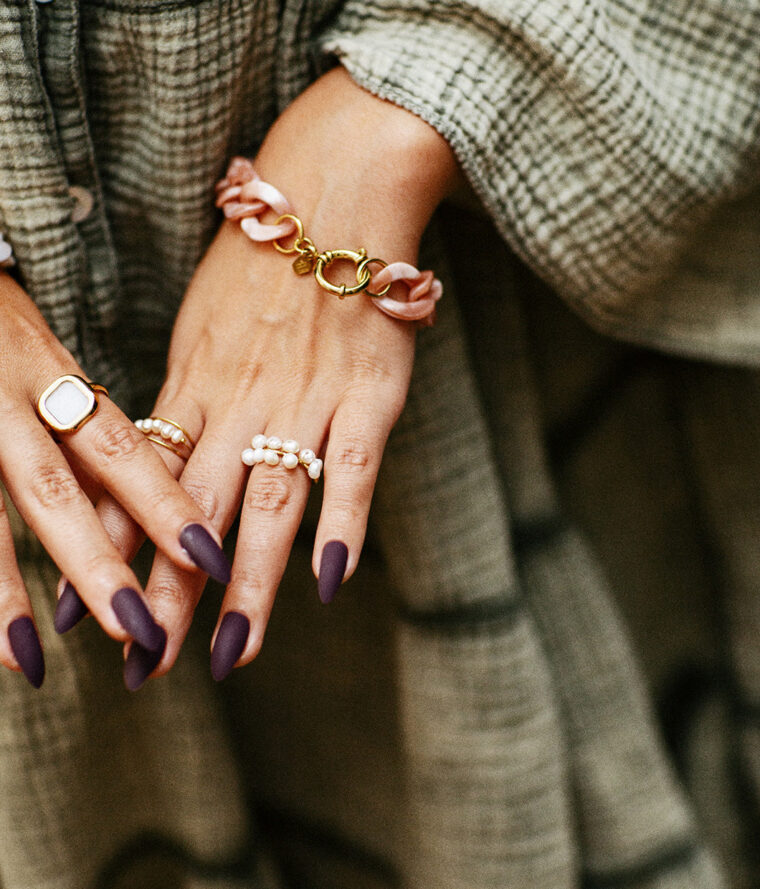 Bague Baby pearls gold – Image 4