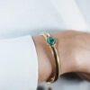 bracelet oval green
