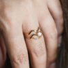 bague jade blanc
