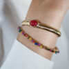 bracelet oval pink