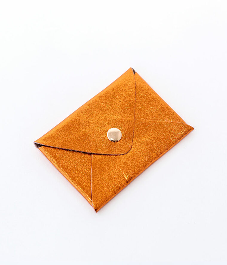 Porte cartes irisé Orange – Image 2