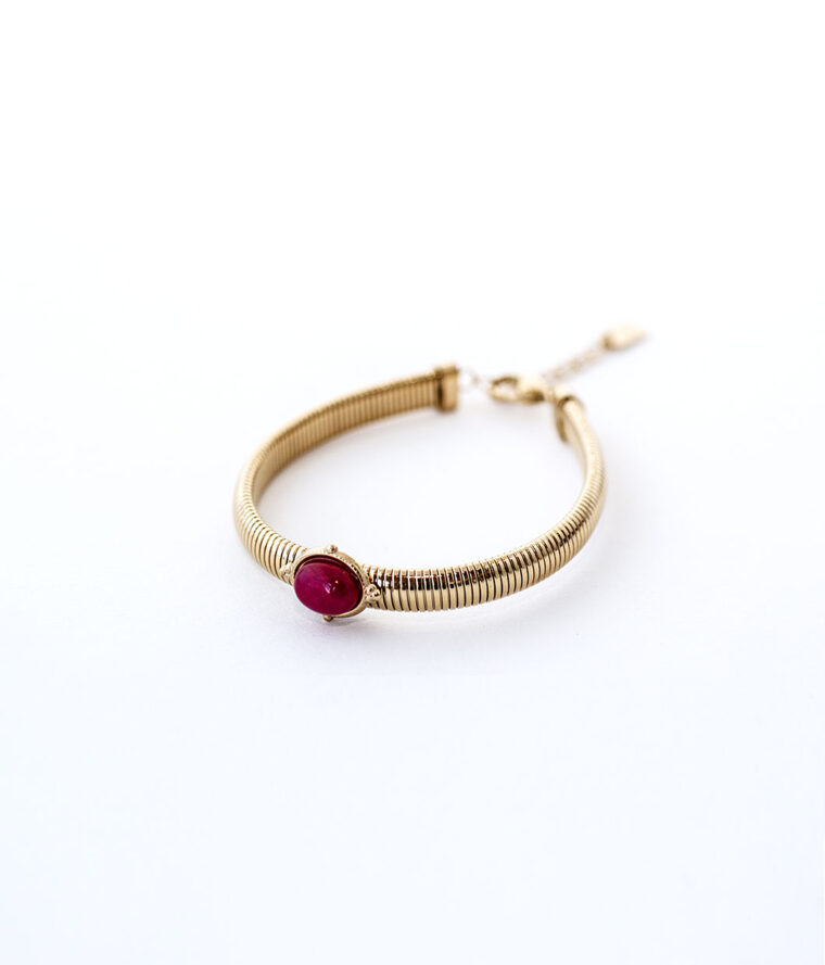 bracelet oval pink