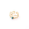 bague chaine turquoise
