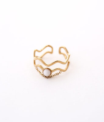 bague jade blanc