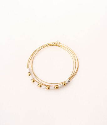 bracelet anneaux marbre