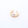 bague chain jade blanc