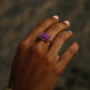 bague améthyste
