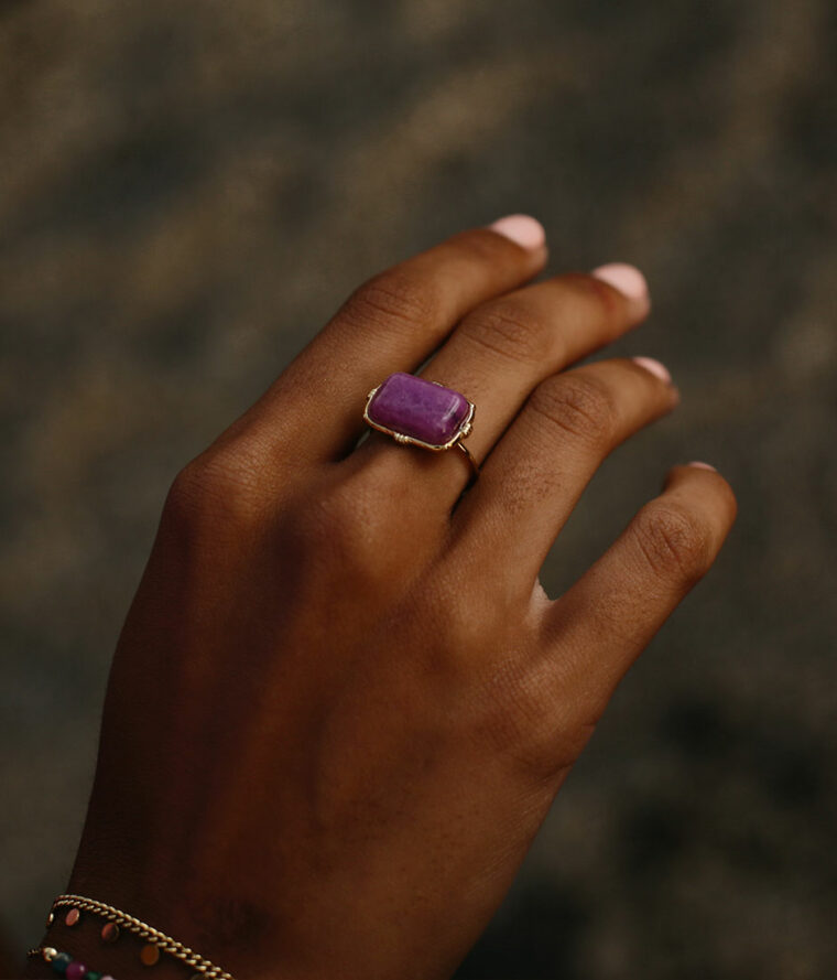 bague améthyste