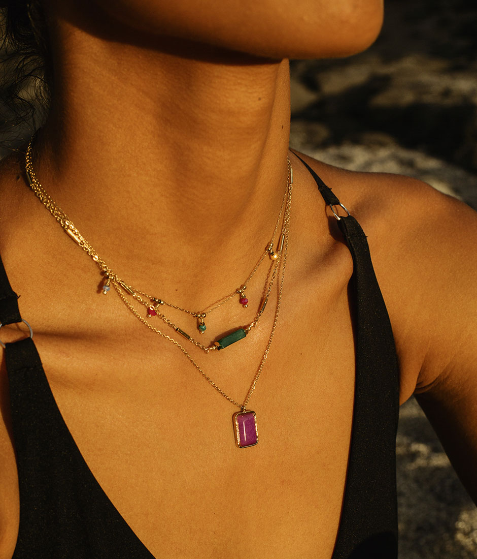 Collier améthyste
