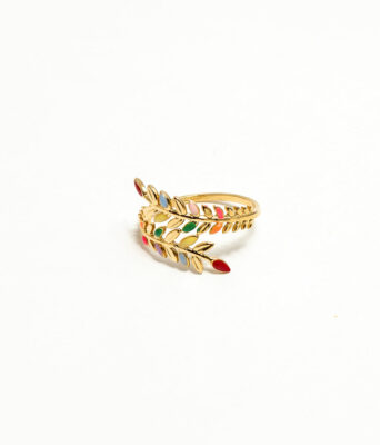 Bague branche de Laurier