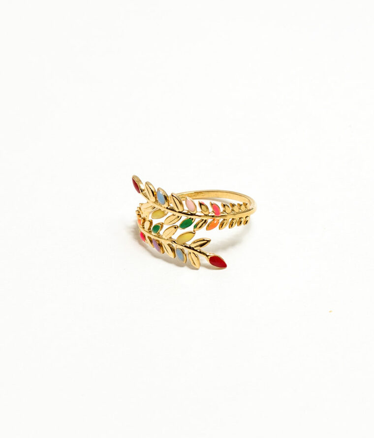 Bague branche de Laurier