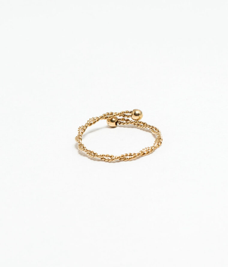 bague torsadée