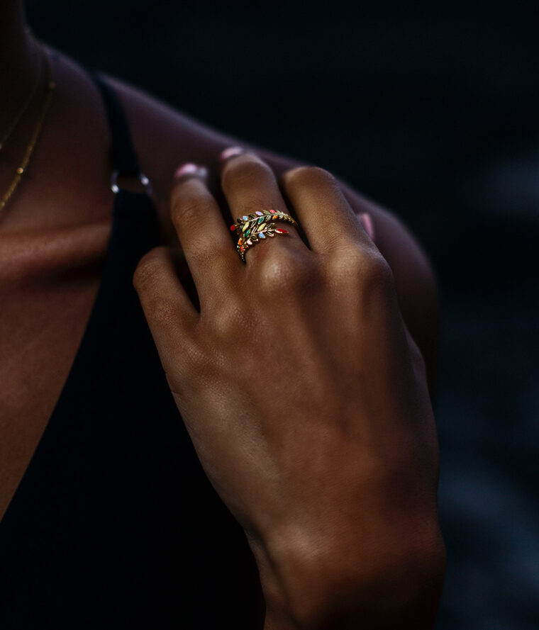 bague laurier