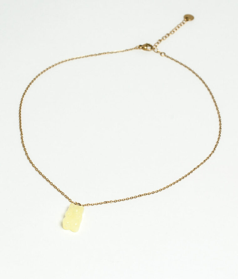 collier bonbon ourson