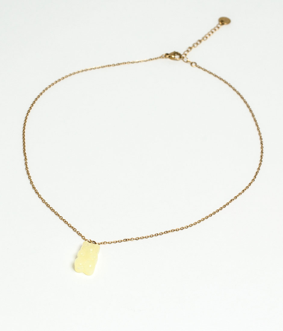 collier bonbon ourson