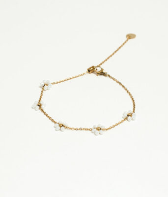 Chaine de cheville fleurs