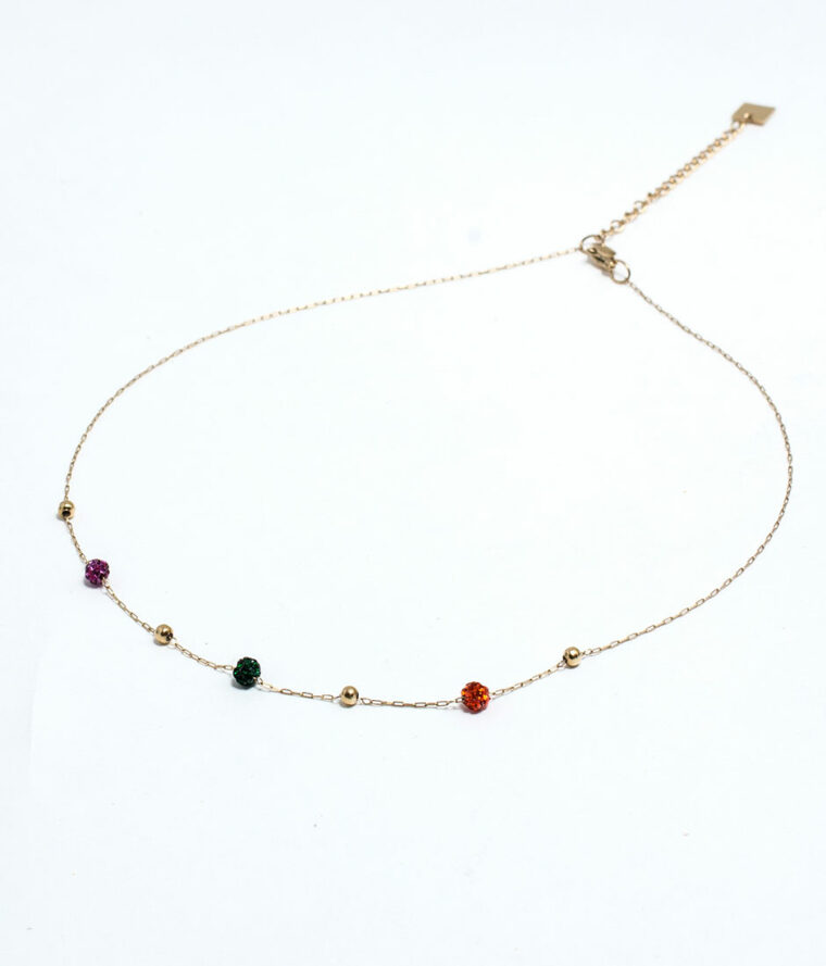 collier strass