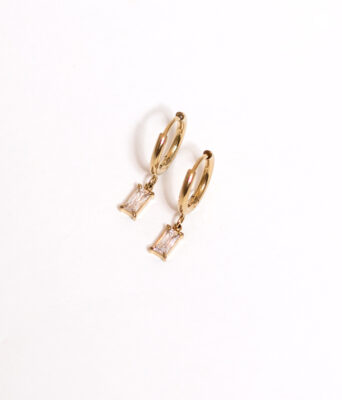mini créoles strass