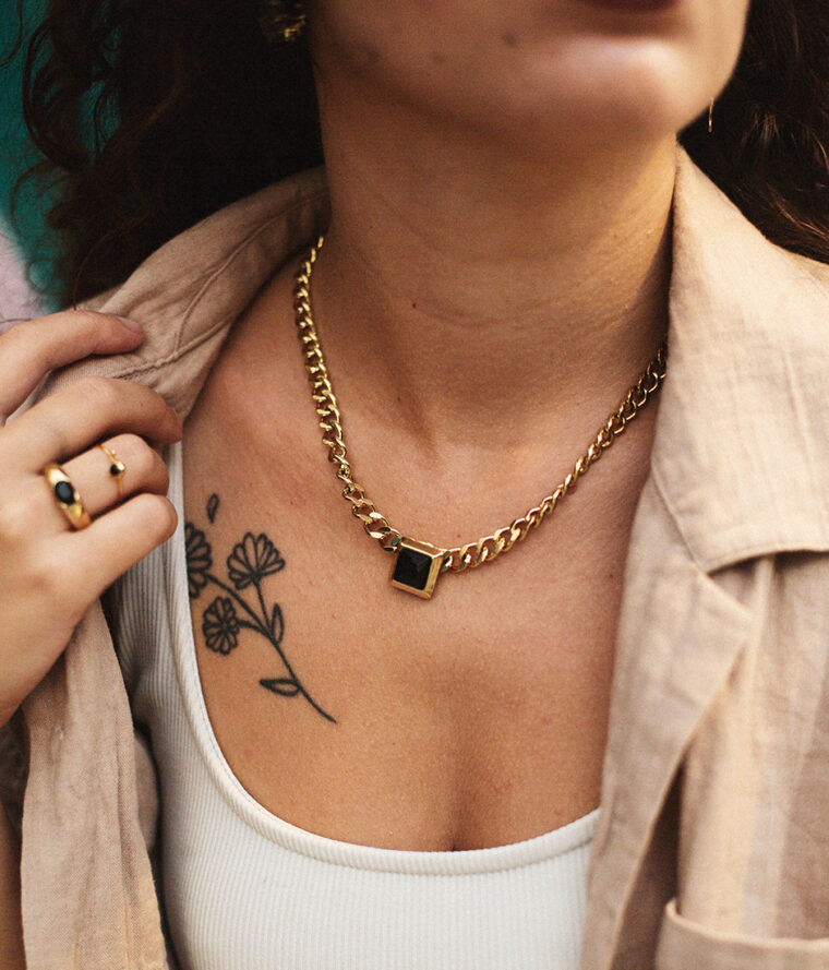 collier gros maillons