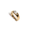 bague jonc strass