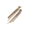 Boucles d'oreilles pendantes strass