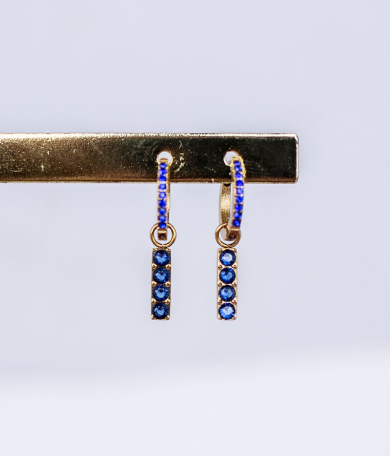 mini créoles strass