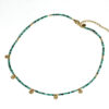 Collier perles de malachite