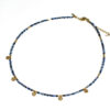 Collier perles de sodalite