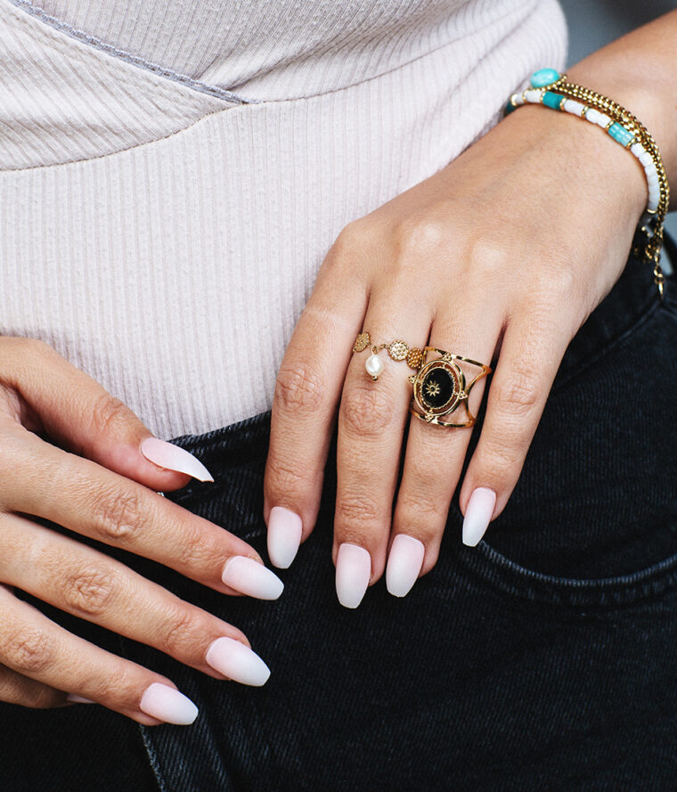 Bague dots & pearl – Image 2