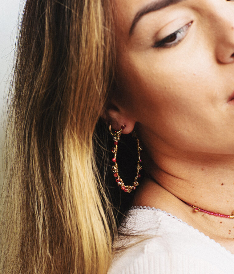 Créoles Pearls & Strass – Image 8